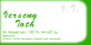verseny toth business card